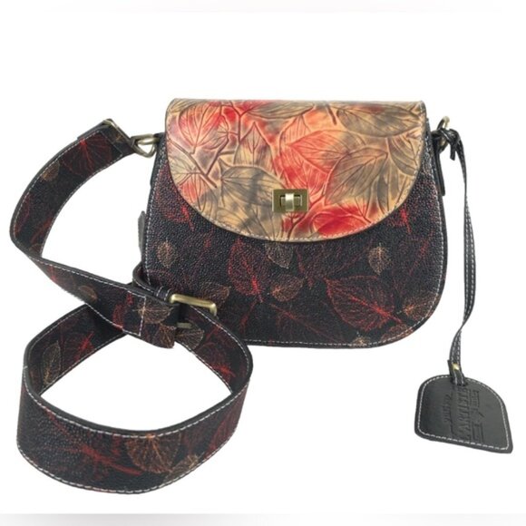 L’ARTISTE SPRING STEP LEATHER+PU Flora HandBag Toggle Closure‎ - Picture 4 of 16